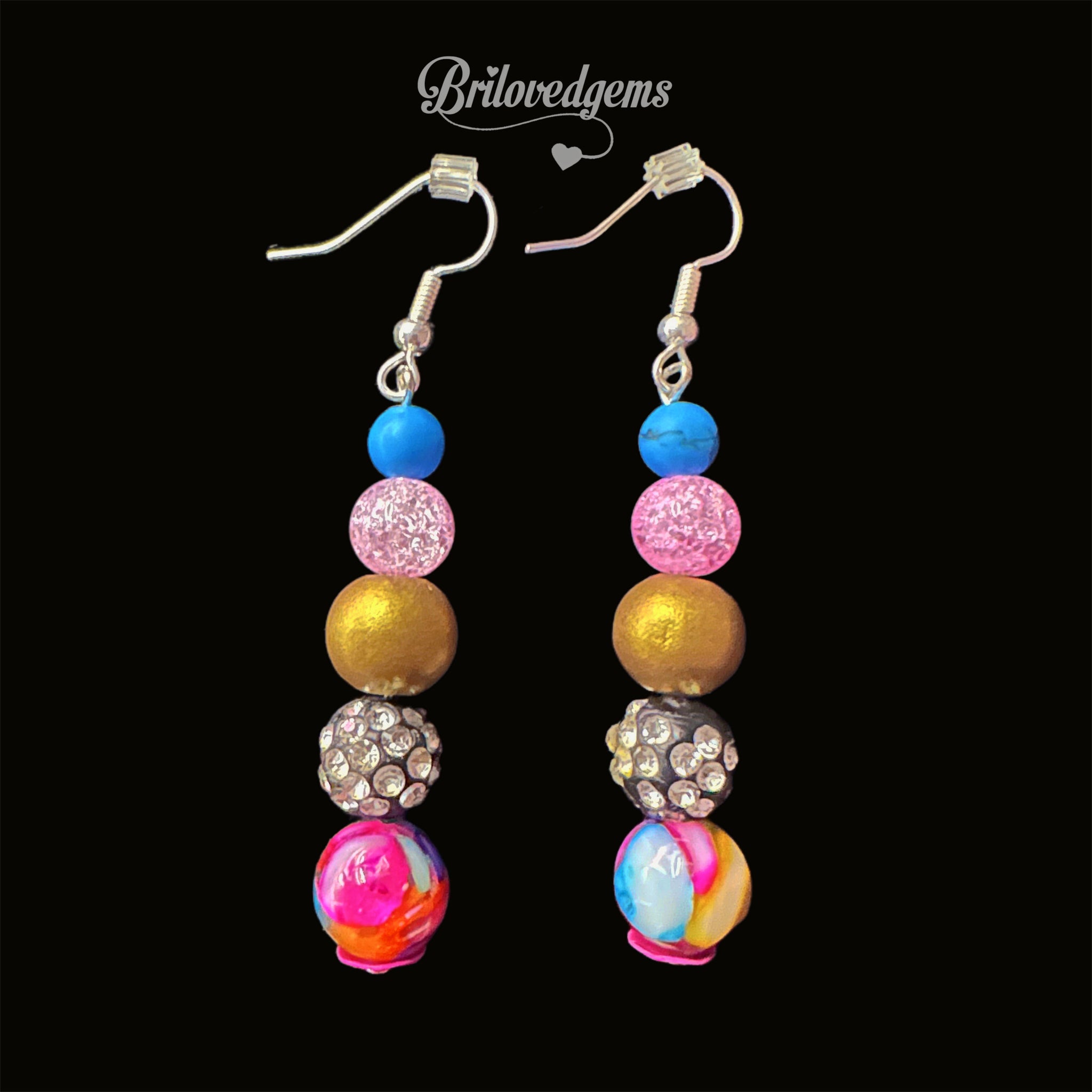 SWEETIE Handmade Beaded Dangle Earrings