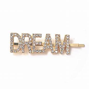 BIG DREAM Diamanté Hairpin